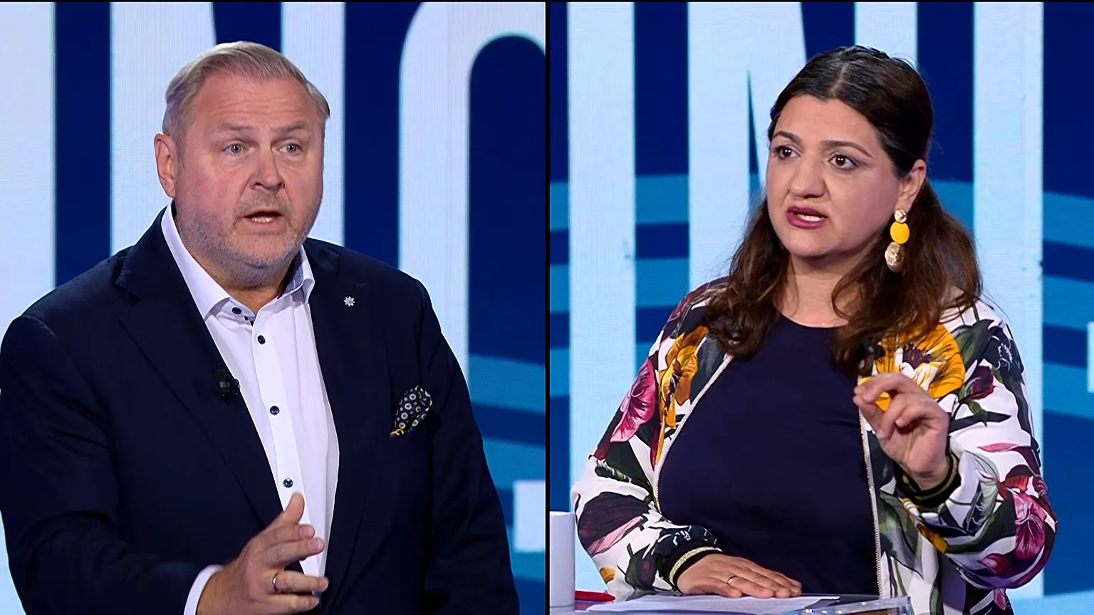 MEPs Riho Terras (EPP) and Özlem Demirel (The Left)