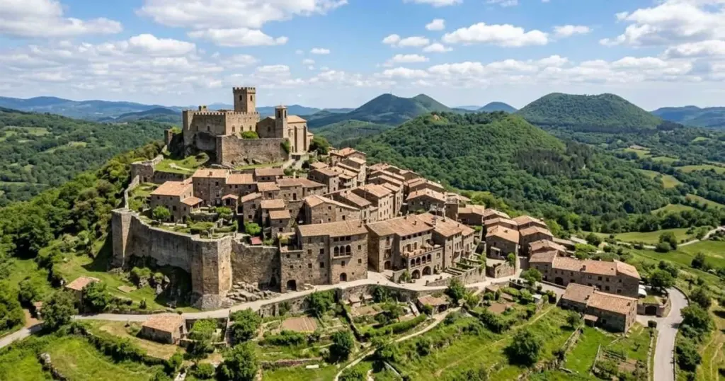 Calles adoquinadas y cascadas: la ciudad medieval española rescatada de un cuento de hadas