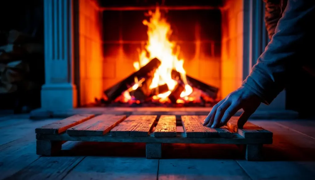 Calor gratis con un pallet: el riesgo de multa y gases en Países Bajos y España