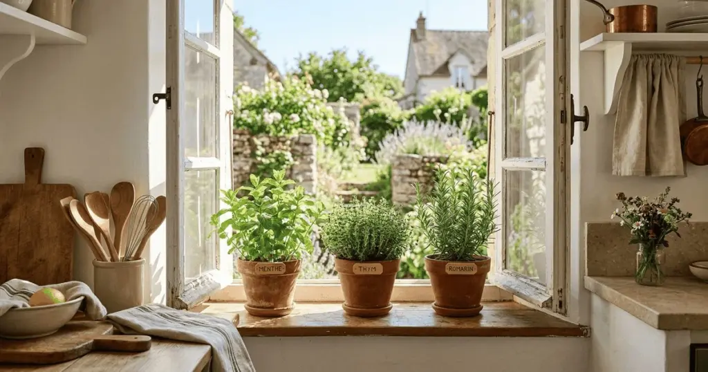 casas francesas: el secreto para una cocina sin olores a grasa está en estas plantas