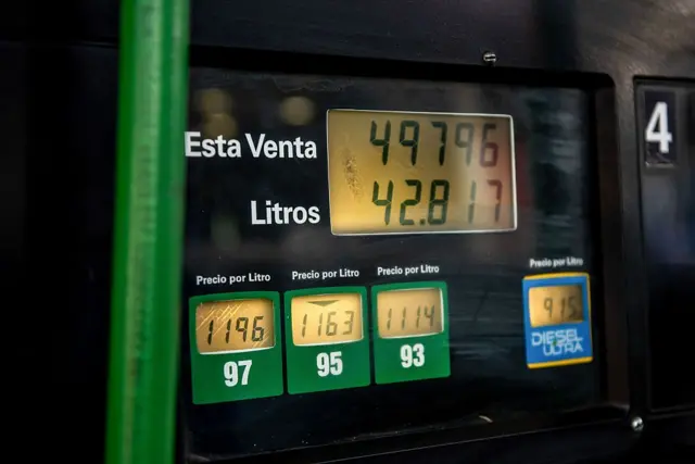 Marcador de gasolinera