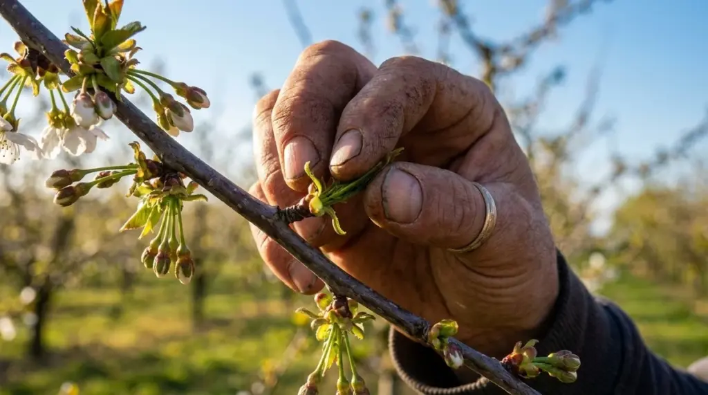 Cerezo cargado de fruta: el gesto de Primavera que debes aplicar en marzo