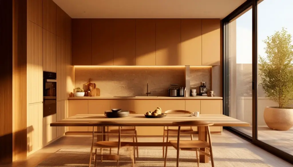 Cocina pequeña: muebles hasta el techo y espejos amplían metros en Bucarest
