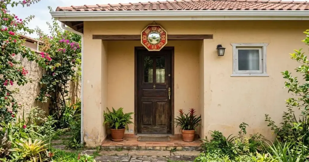 Cómo usar un bagua en tu puerta para sellar tu hogar de malas vibras