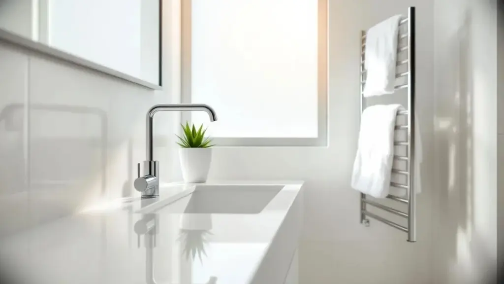 Cuarto de baño reluciente: el truco del vinagre blanco para eliminar la cal