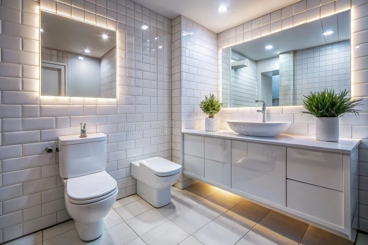 Cuarto de baño reluciente: el truco del vinagre blanco para eliminar la cal - image 1