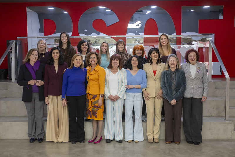 Integrantes del Consejo Asesor de Igualdad del PSOE.