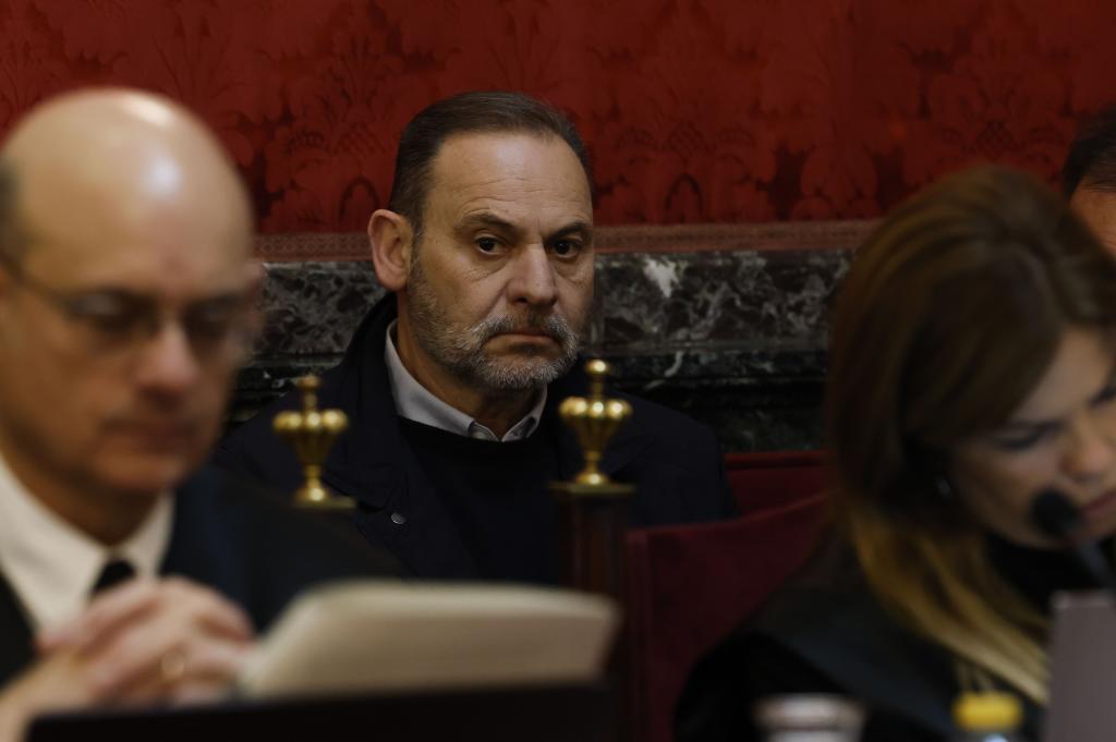 José Luis Ábalos, el pasado 12 de febrero, durante su comparecencia en el Tribunal Supremo.