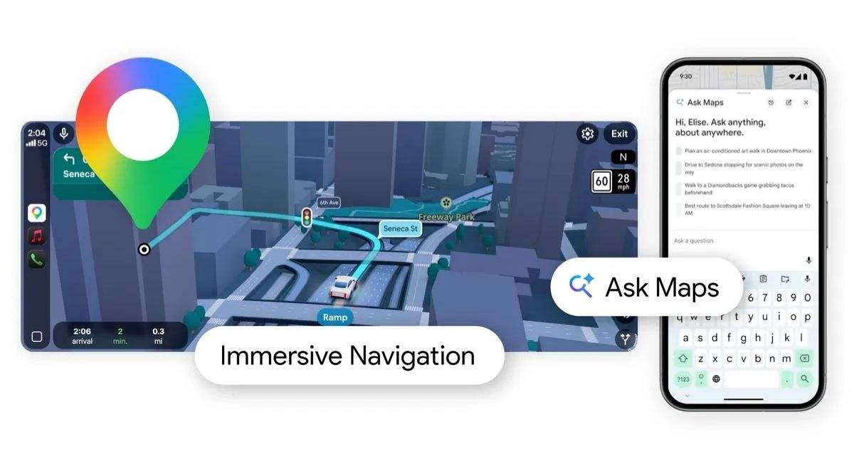 Google Maps recibe su mayor actualización en una década: qué es "Ask Maps" y cómo la IA va a cambiar la app para siempre
