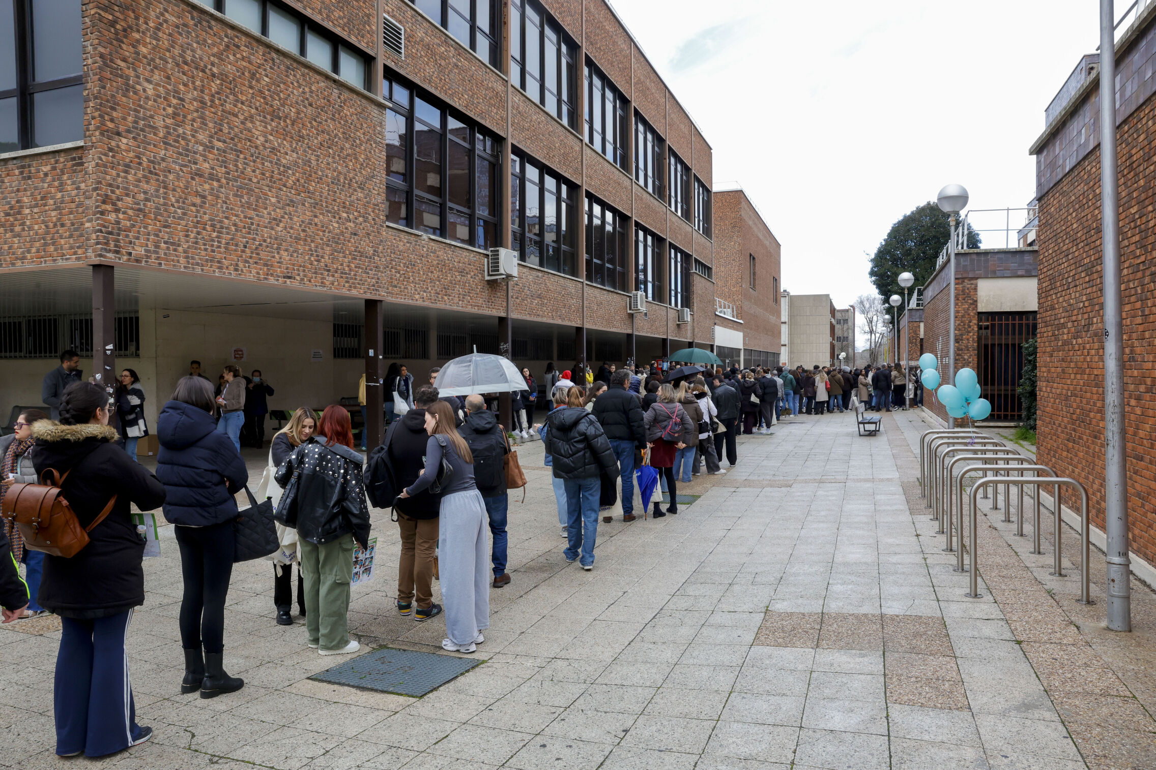 Foto: Instantes previos al examen para el FSE. (Europa Press/Jesús Hellín)