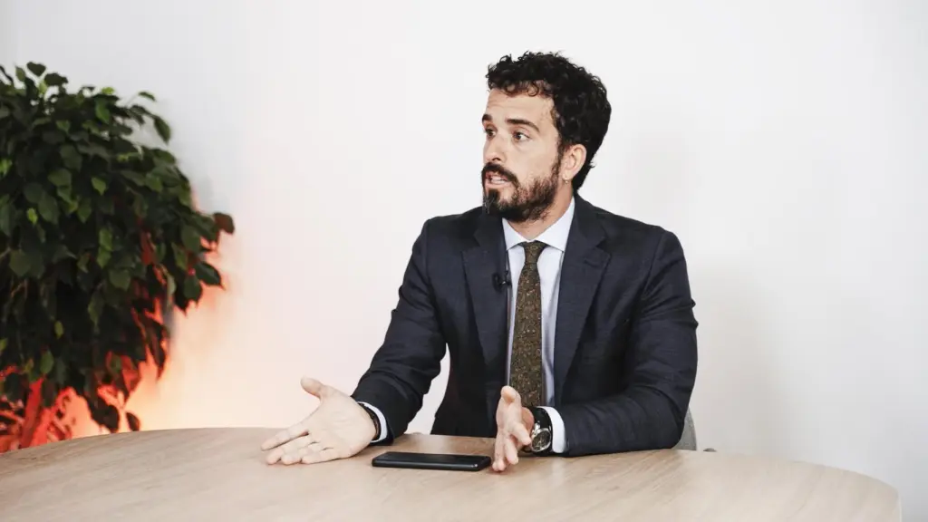 Carlos H. Quero, portavoz de Vivienda de Vox, esta semana en Bruselas.