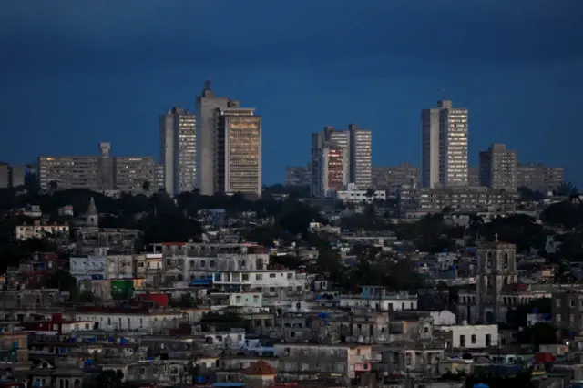 Apagón en Cuba