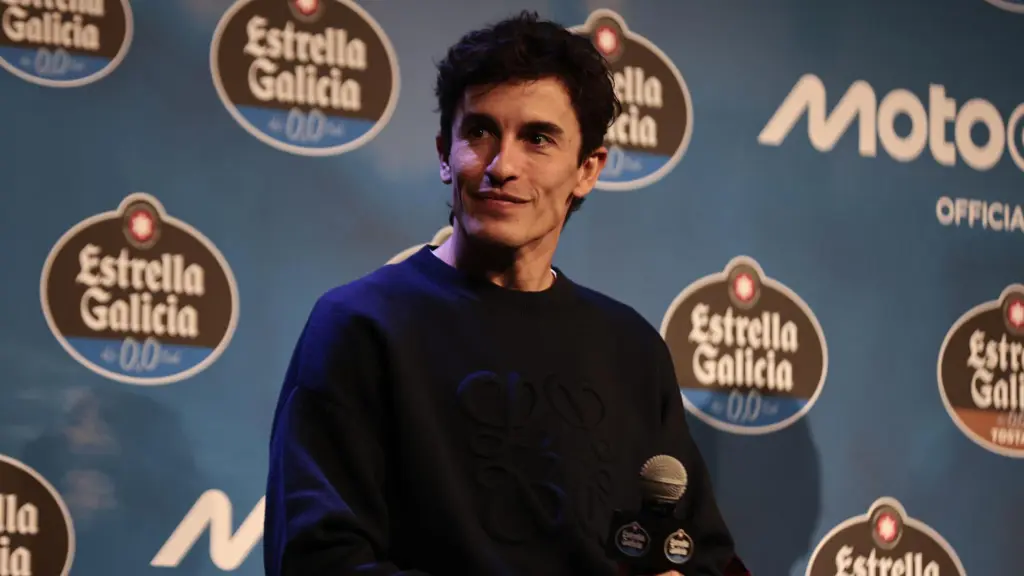 Marc Márquez, durante el evento organizado por Estrella Galicia 0,0 en Madrid.