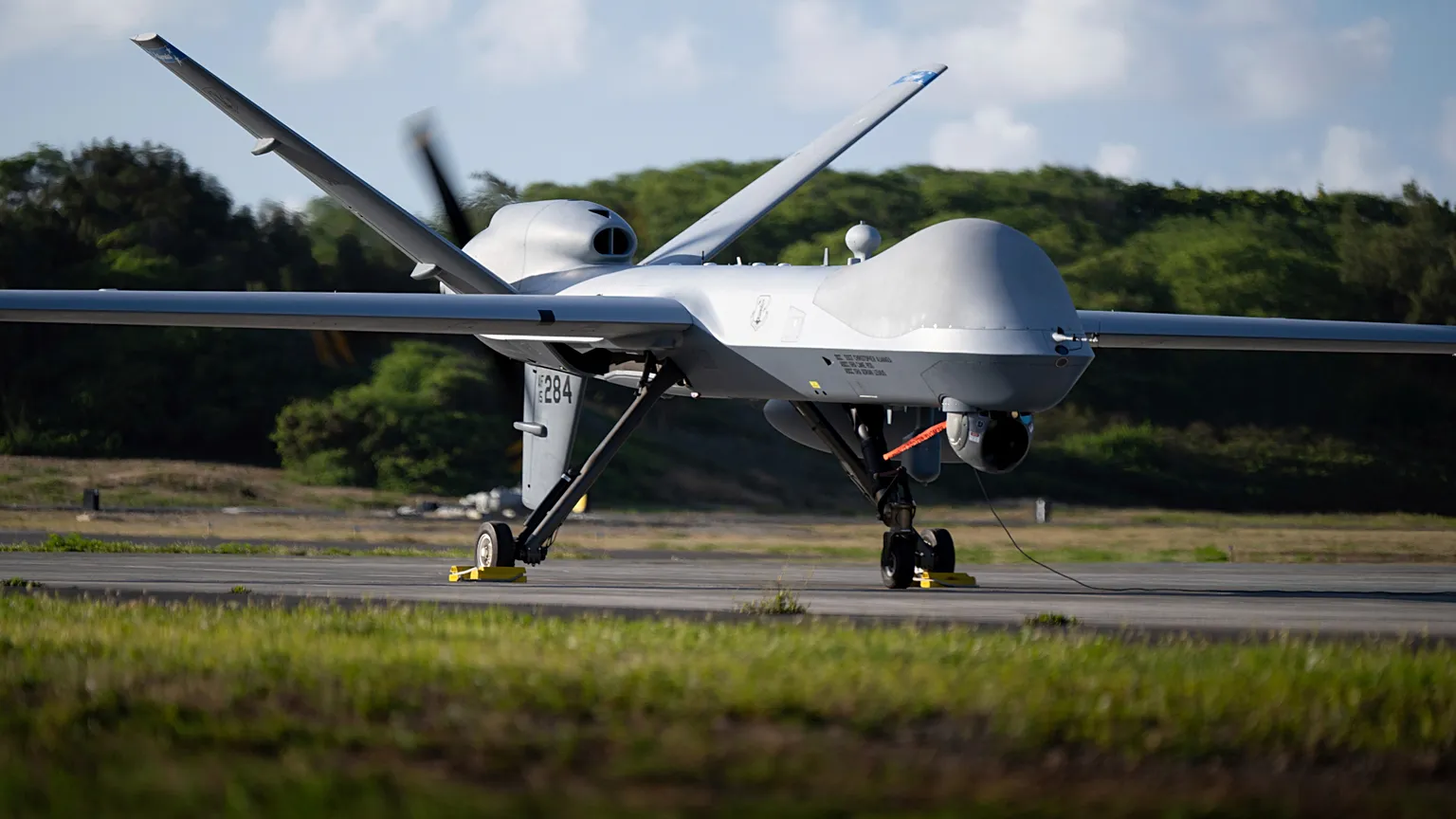 US drones are awaiting clearance to land at Lajes after Portugal requested further information about the aircraft.