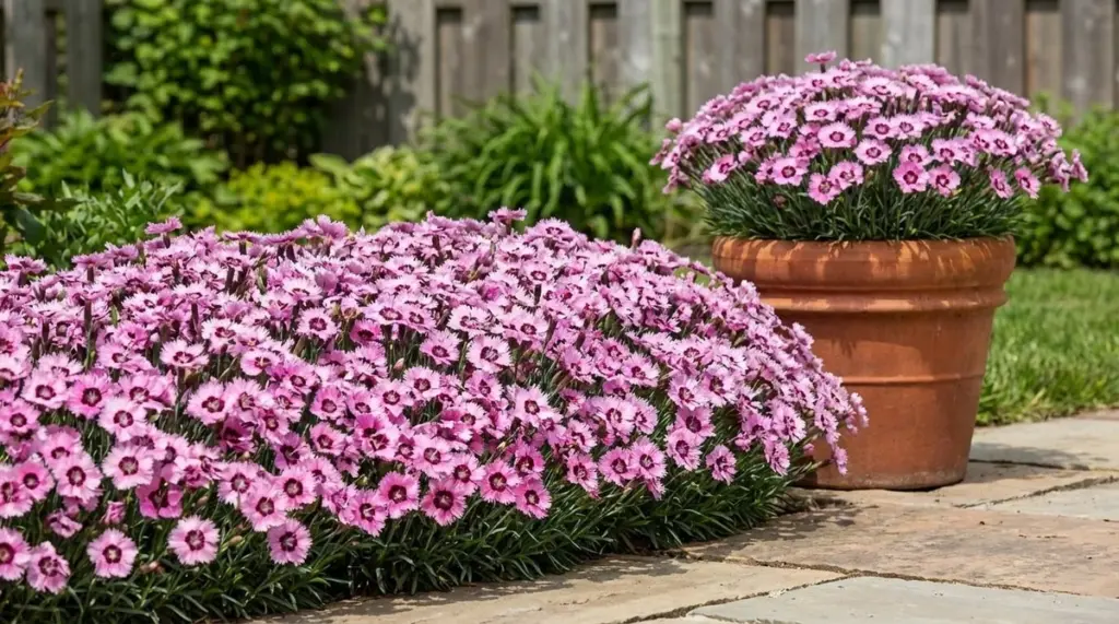 Dianthus 'Bumbleberry Pie': la planta resiliente que resiste el calor y la sequía