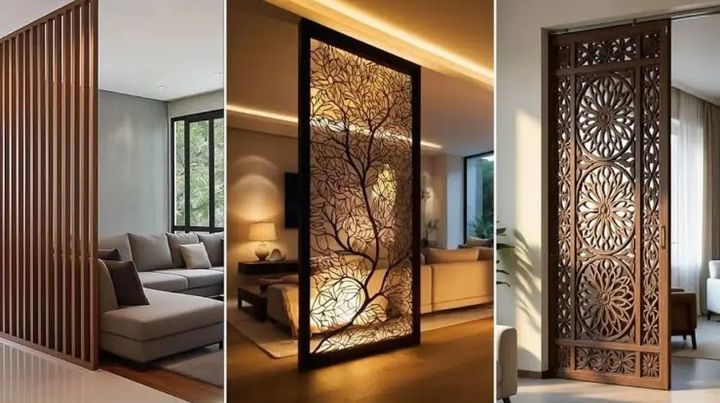 Diseño de interiores: el tabique de madera para separar tu cocina con elegancia
