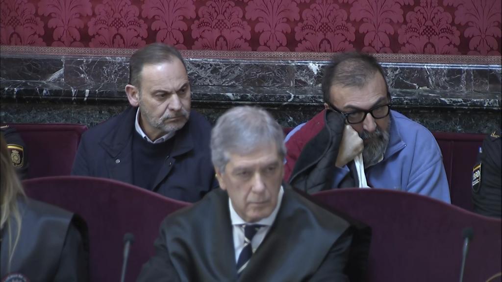 José Luis Ábalos y Koldo García, el pasado febrero en el Tribunal Supremo.