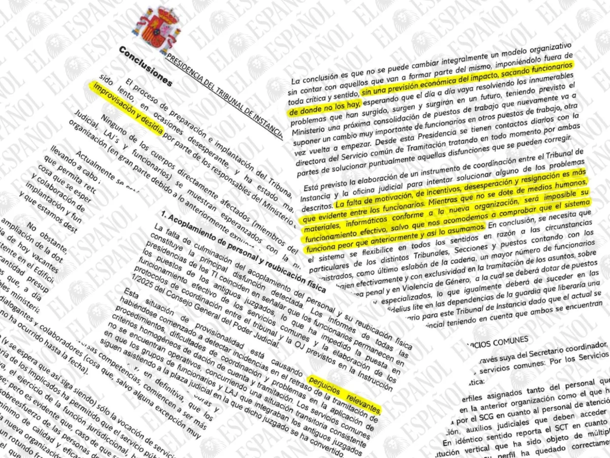 Algunos de los informes remitidos al Consejo General del Poder Judicial./