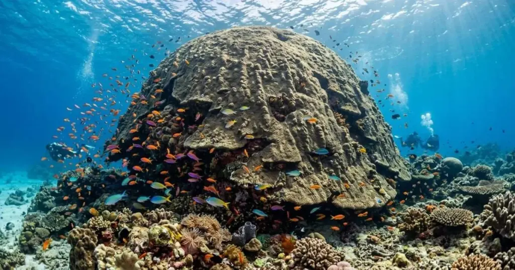 El coral milenario de 30 metros que oculta las claves para salvar los océanos