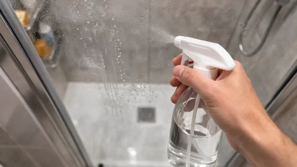 Elimina la cal de tu ducha: el ácido acético del vinagre blanco disuelve restos minerales cada noche