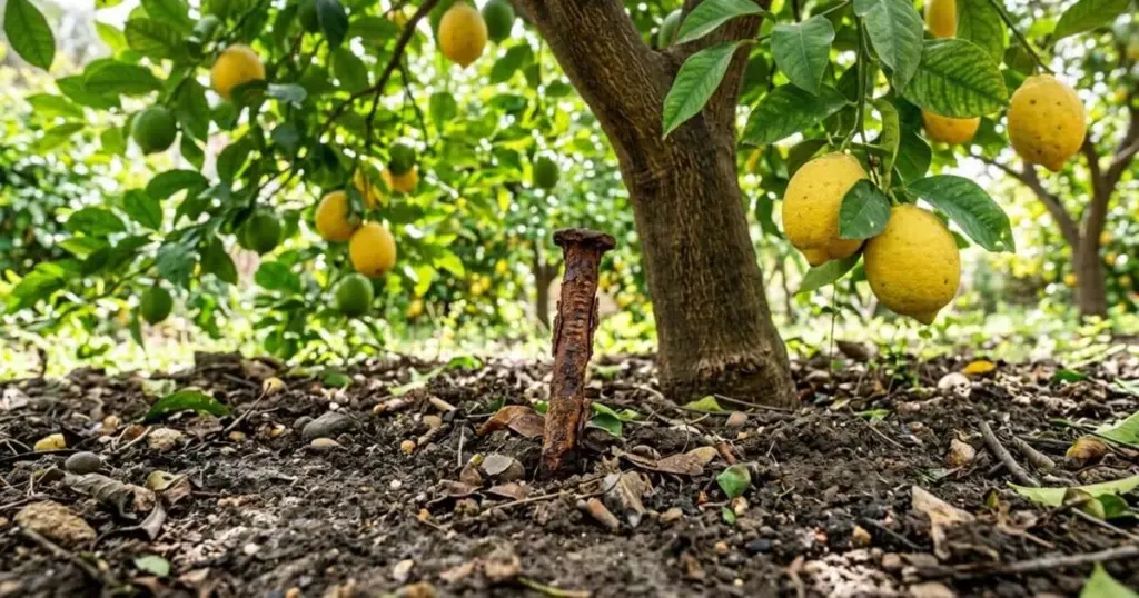 El secreto de abuela: clavo oxidado para limoneros perennemente verdes (y por qué tu planta deja de dar frutos)