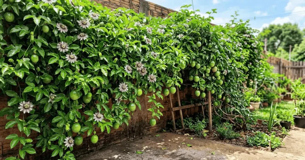 El secreto de la enredadera que convierte tu muro en un jardín comestible y florecido todo el año