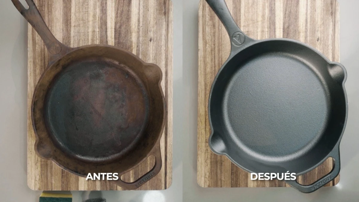 El secreto de la sartén de hierro para que dure toda la vida: un solo cuidado después de usarla - image 1