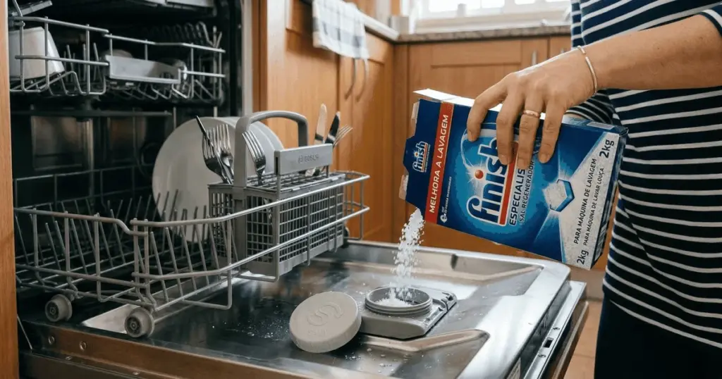 El secreto del brillo eterno en tu lavavajillas: el truco inesperado con la sal