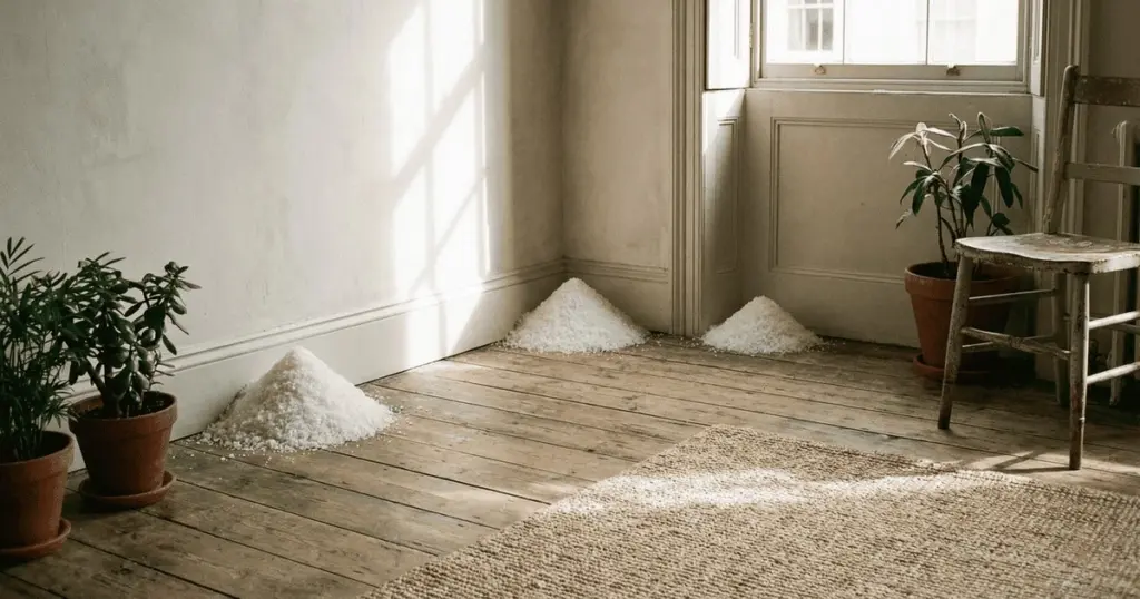 El secreto del sal en las esquinas de tu casa: una tradición olvidada para la paz interior