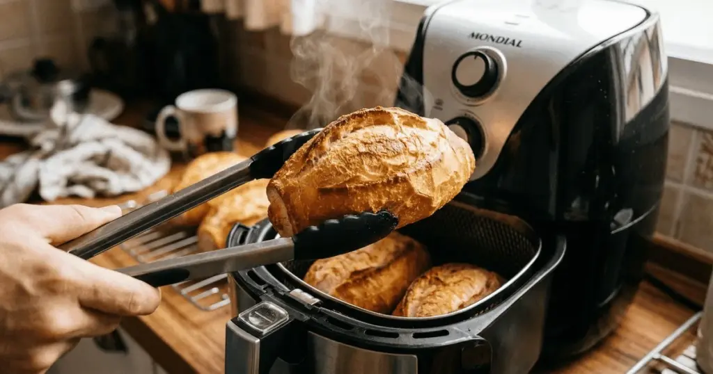 El secreto de pan de panadería crujiente en minutos desde el congelador