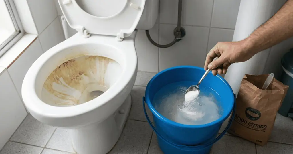 El secreto para un baño reluciente: adiós manchas amarillas con solo dos cucharas