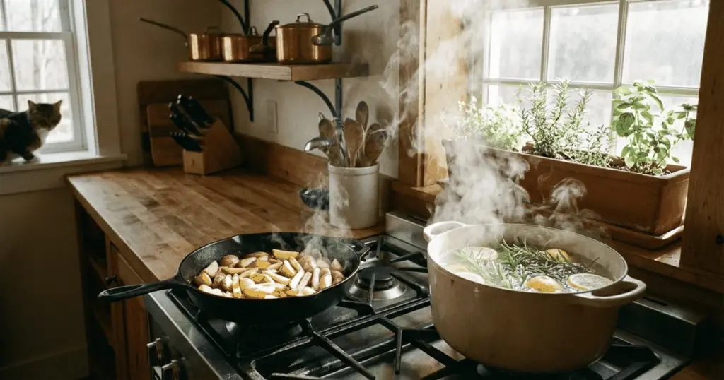 El truco de 8 pesos para que tu cocina huela a París sin usar campanas caras