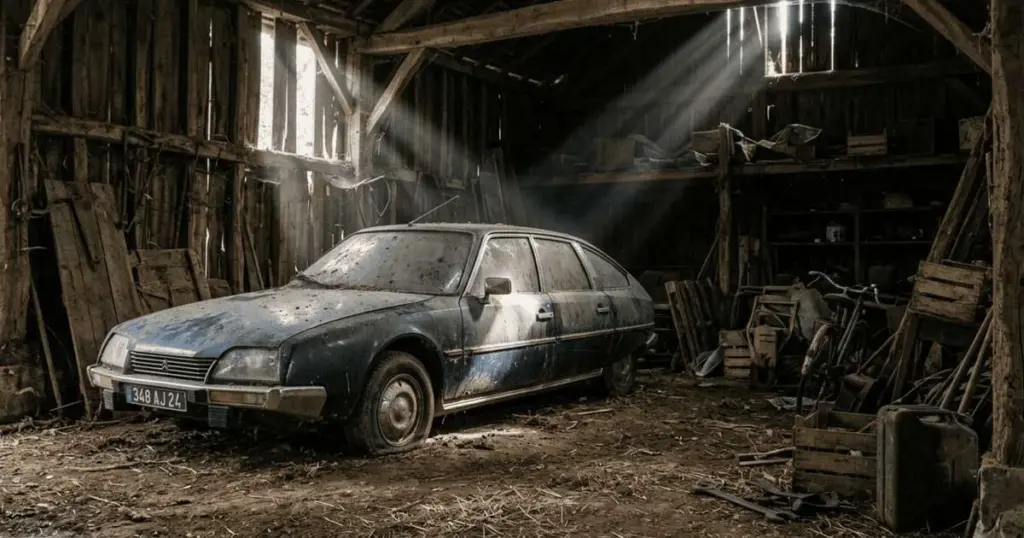Este coche clásico quedó encerrado en un granero durante 38 años: lo que hay dentro te dejará sin aliento