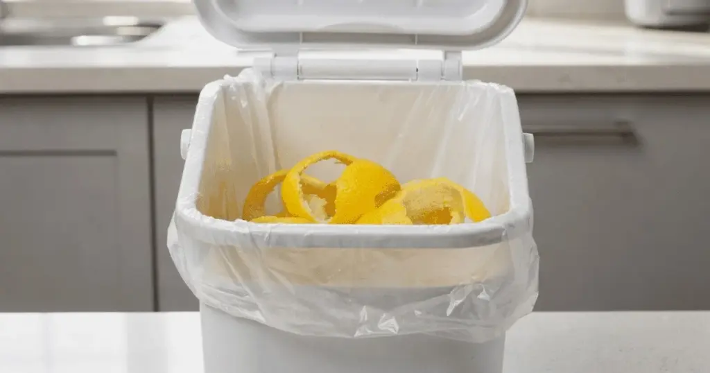Este truco con cáscaras de limón te hará olvidar el mal olor de la basura