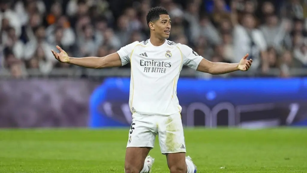 Bellingham, durante un partido con el Real Madrid.