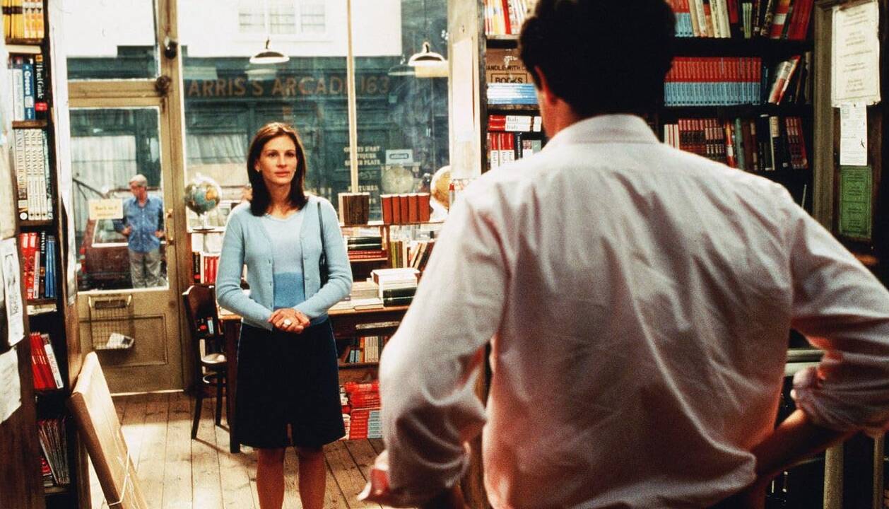 Foto: Julia Roberts y Hugh Grant, en 'Notting Hill'. (IMDb)