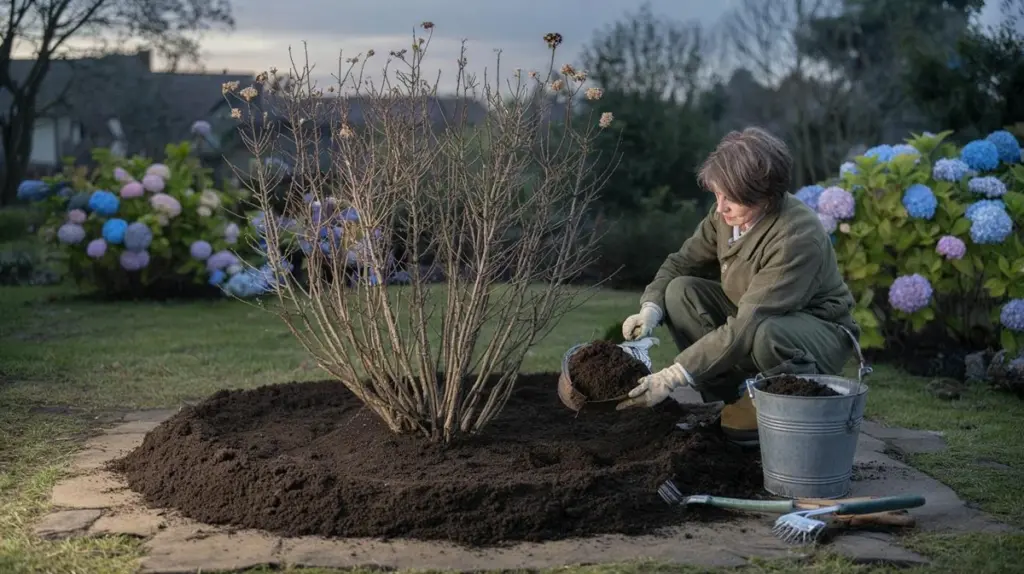 Hortensia sin flores: el truco del Compost en marzo para un jardín explosivo
