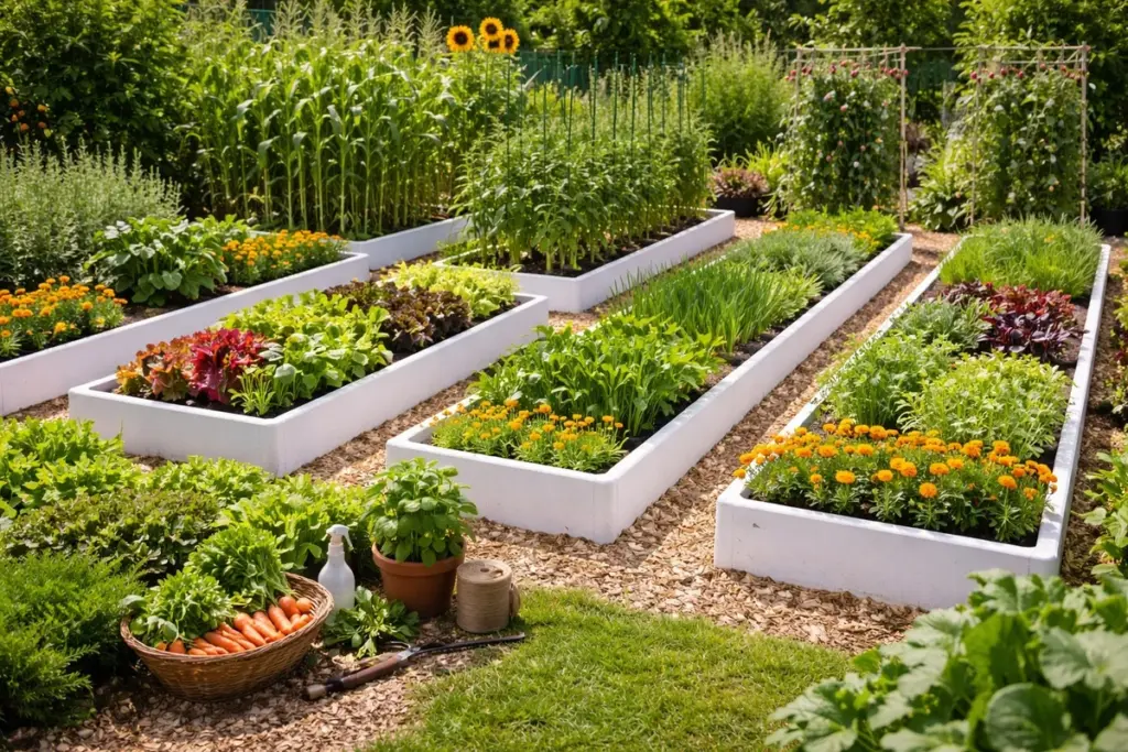 Huerto de revista: el truco para cada cama de cultivo que ahorra un 40% de agua