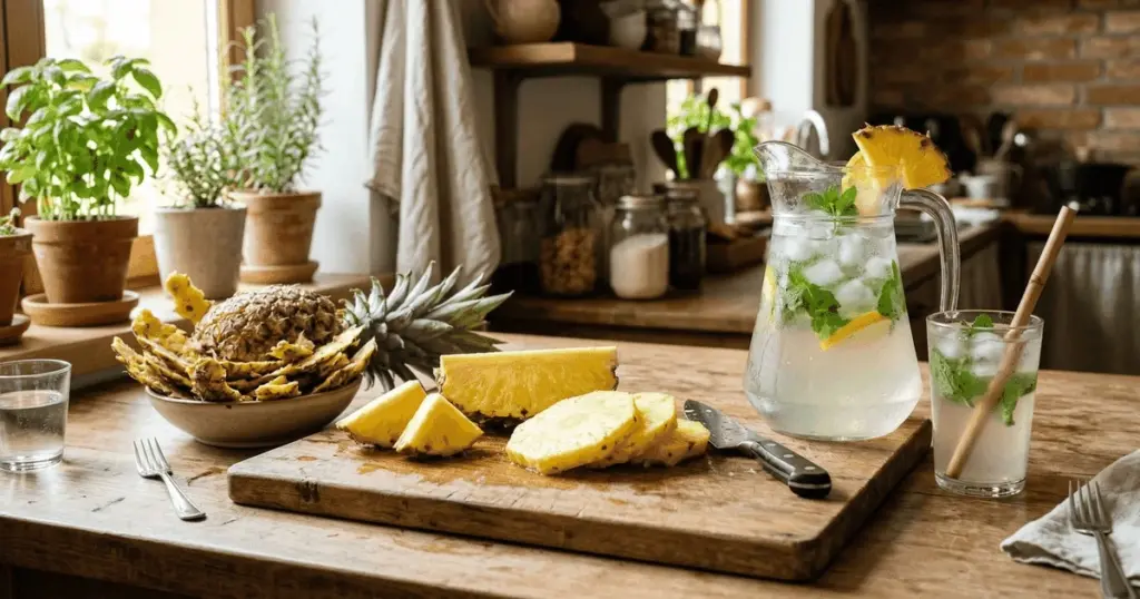 La cáscara de piña: sorpréndete con su poder digestivo fermentado