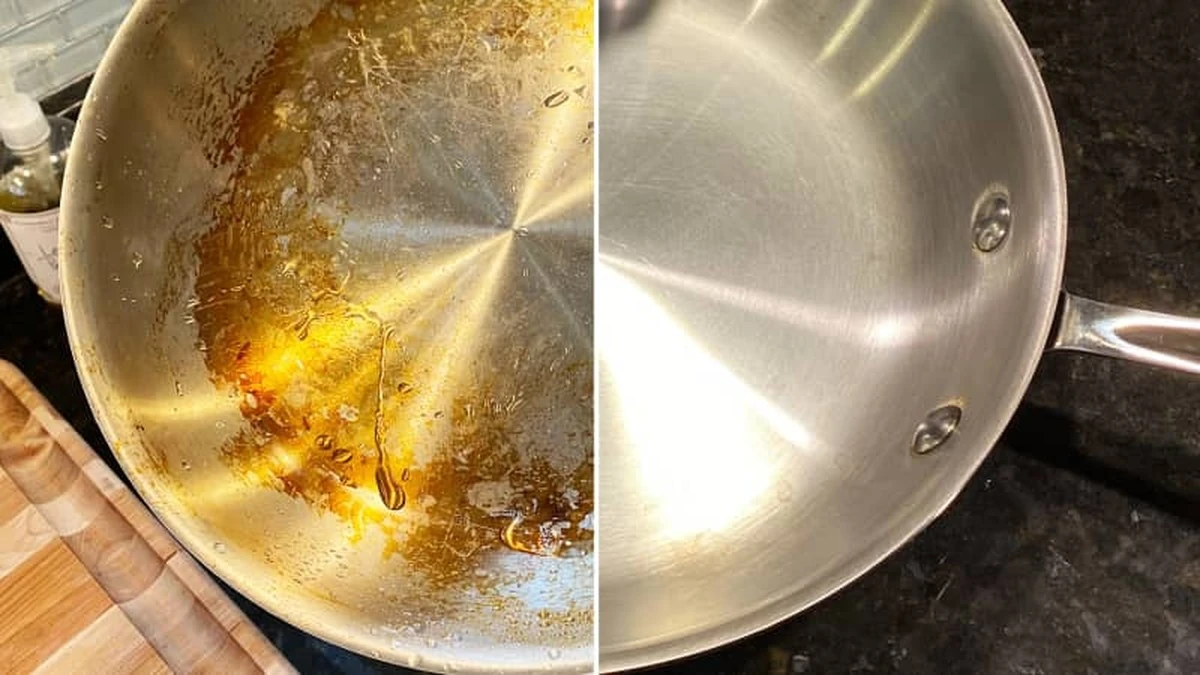 La fórmula casera que deja tus ollas quemadas como nuevas en minutos - image 1
