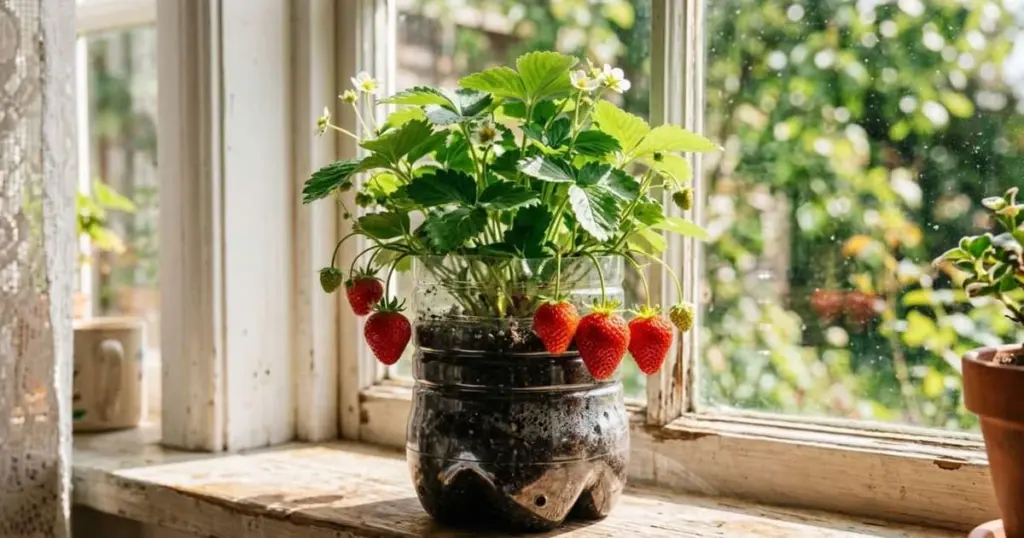 La fruta milagrosa que crece en una botella de plástico y te da frutos en 3 meses