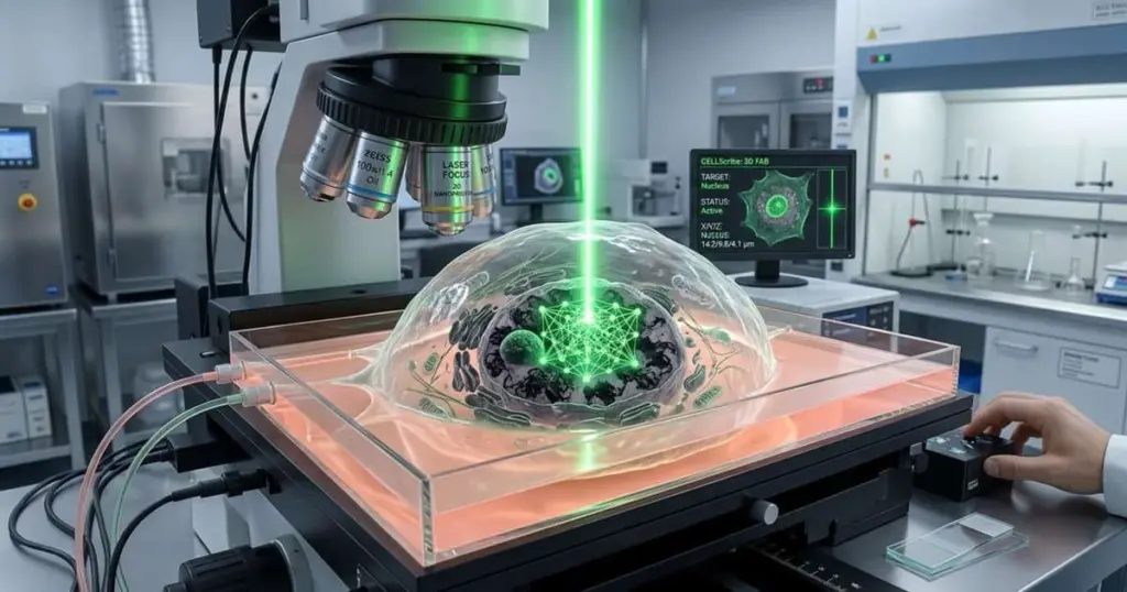Láseres 3D dentro de ti: La ciencia que reconstruye células vivas