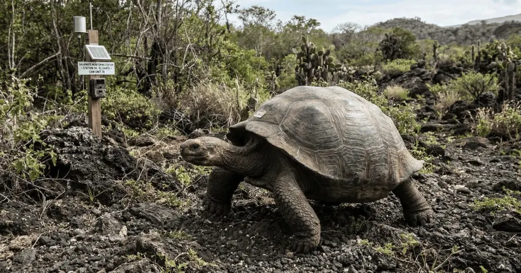 La tecnología de la NASA devuelve la vida a las tortugas gigantes de Galápagos
