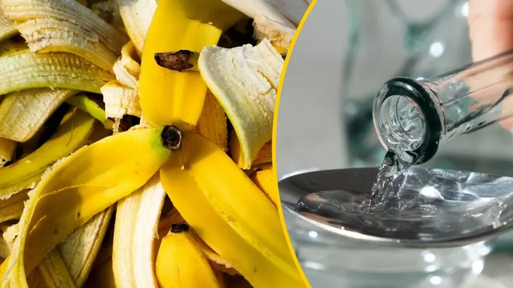 Limpia con cáscara de plátano y vinagre: el método para ahorrar 80€ en químicos