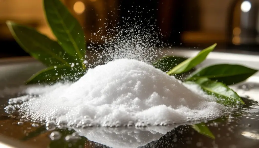 Limpia tu fregadero con bicarbonato de sodio y laurel para ahorrar agua