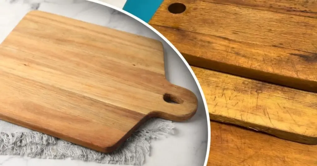 Limpieza de la tabla de cortar de madera con sal y limón evita bacterias