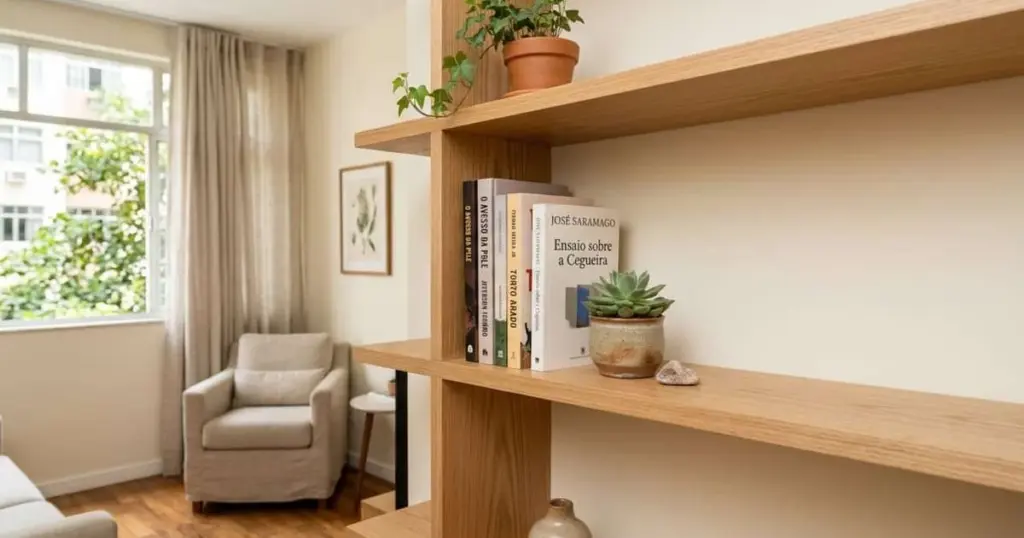 Lo que descubrí en mi decoración al dejar espacios vacíos en la estantería