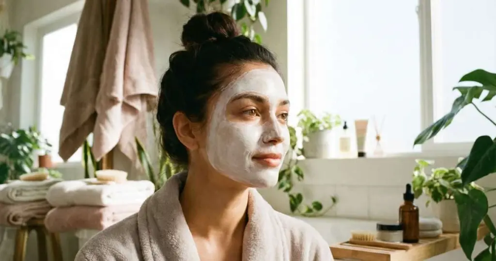 Mascarilla casera de arcilla blanca y té verde para mejorar manchas