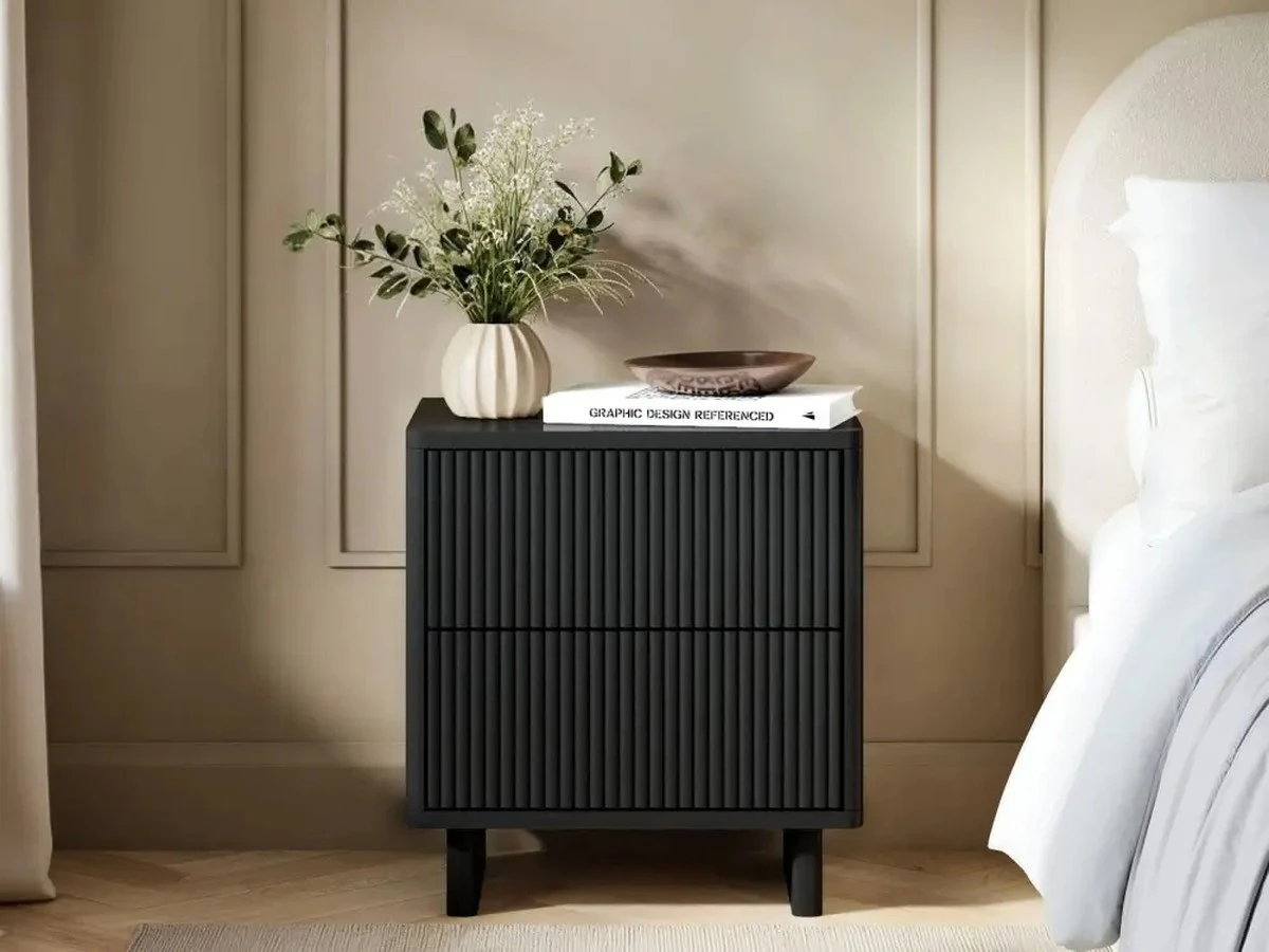 Mesita acanalada Home Bargains: el clon de Next por 20€ para estilo Japandi - image 1