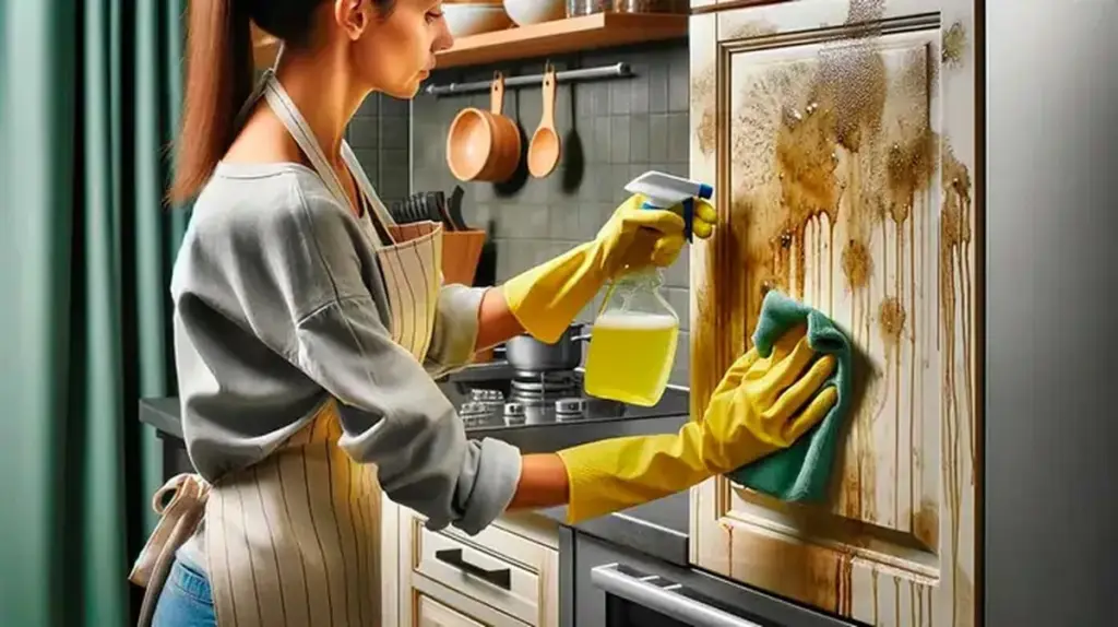 Muebles de cocina pegajosos: la mezcla con bicarbonato de sodio que elimina la grasa